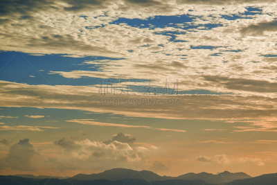 自然美,天空,色彩鲜艳,自然,太空,暴风雨,水平画幅,山,无人,蓝色