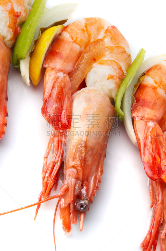 巨大的,虾,河虾鸡尾酒,垂直画幅,留白,煮食,过大的,无人,开胃品,膳食