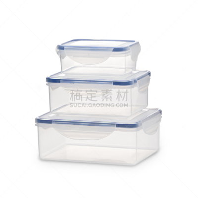 长方形,白色背景,塑胶,容器,食品,分离着色,密封的,塑料容器,白色,干净