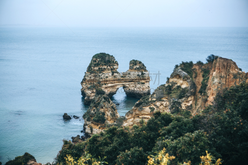 大西洋,风景,自然美,岩石区,水,美,水平画幅,巨大的,海岬,旅行者