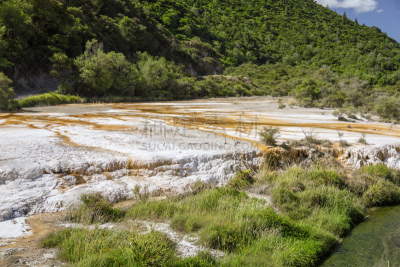waimangu thermal park,国内著名景点,热,湖,植物,罗托鲁阿,矿物质,岩石,户外,硫磺