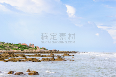 度假胜地,越南,海滩,岩石,斗篷,自然美,平顺省,水,天空,美
