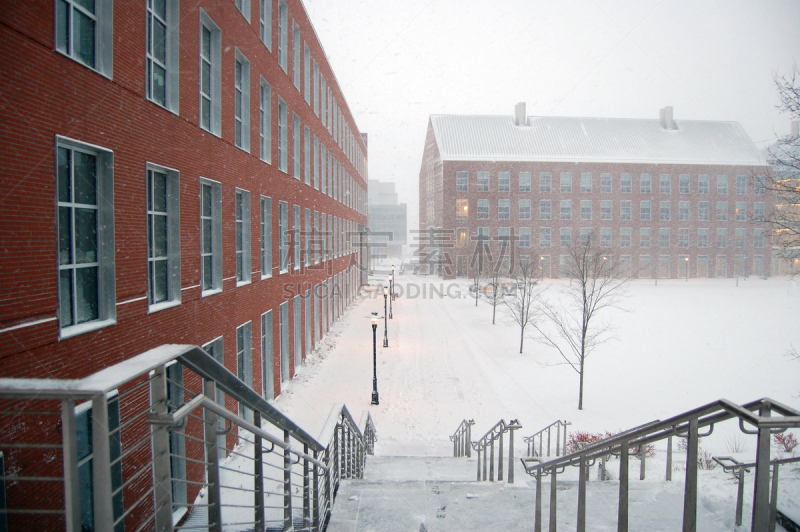 冬天,罗德岛大学,校园,罗得岛,水平画幅,雪,无人,户外,金斯敦,金斯顿