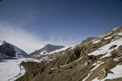 雪山,山顶,毕底,喜马偕尔邦,尖峰,天空,水平画幅,山,雪,无人