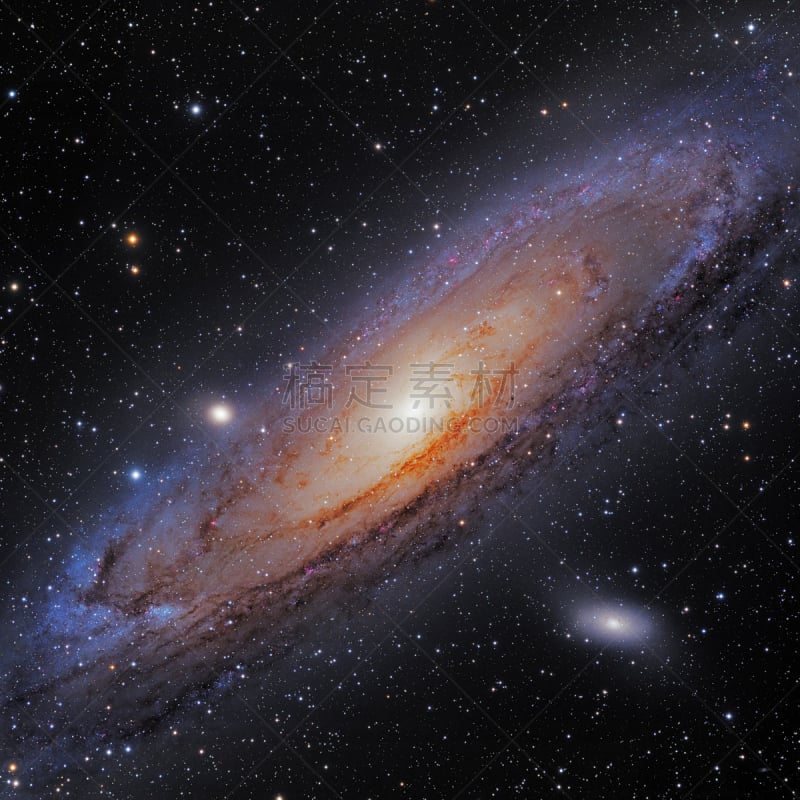 Andromeda Galaxy,天空,星系,夜晚,无人,螺旋星系,科学,星云,十二宫图,研究