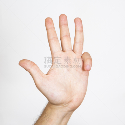 符号,数字4,做手势,四肢,特写,部分,手腕,前臂,活动,教