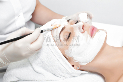 人的脸部,女人,面具,美容师,留白,替代疗法,辅导讲座,彩妆,spa美容,奶油