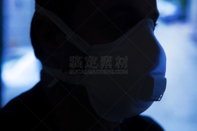 面具,衣服,男人,暗色,土耳其,药,医疗器械,胃食管反流病,人类肺脏