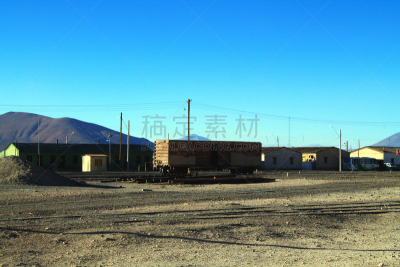货运,阿尔蒂普拉诺山脉,火山学,安第斯高原,阿塔卡马大区,车厢,天空,古老的,工业,采矿业