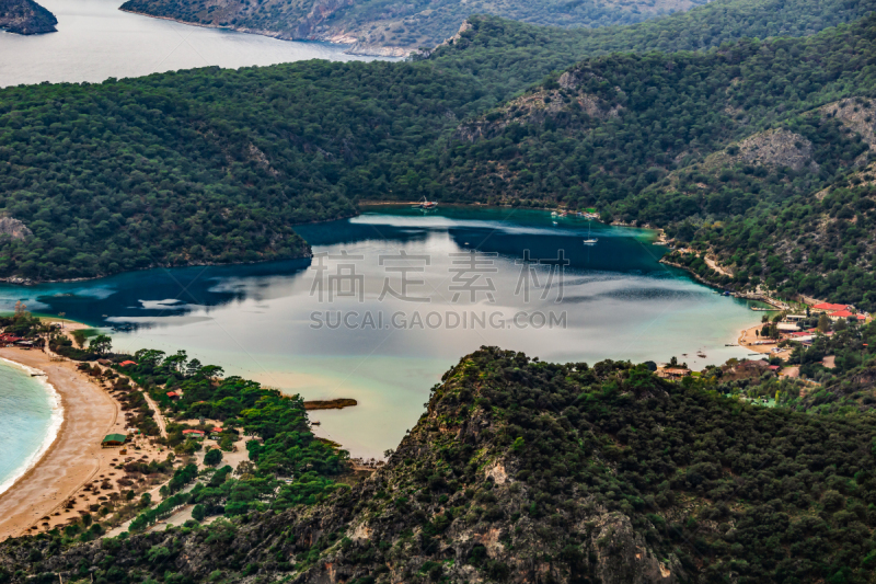 斐提耶,俄鲁丹尼斯,城镇,风景,旅游目的地,夏天,地形,海滩,非凡的,街道