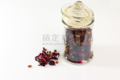 木槿属,干的,容器,玻璃杯,饮料,白色,寒冷,芳香的,红色,热