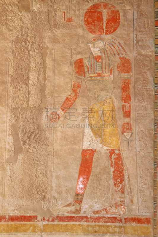 绘画艺术品,哈西帕苏神殿,底比斯,埃及卢克索,法老,垂直画幅,艺术,墙,符号,埃及
