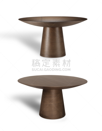 褐色,圆桌,木制,垂直画幅,新的,桌子,白色背景,现代,腿,中国