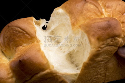 面包,扯开,高处,汽车部件,饮食,水平画幅,手,人,黑色