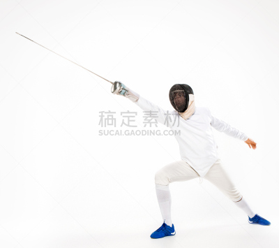 剑,衣服,男人,套装,灰发,面罩,击剑,防护面罩,努力,男性