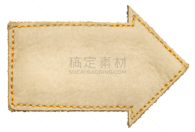 标签,箭头符号,空白的,留白,褐色,水平画幅,纺织品,无人,牛仔裤,皮革
