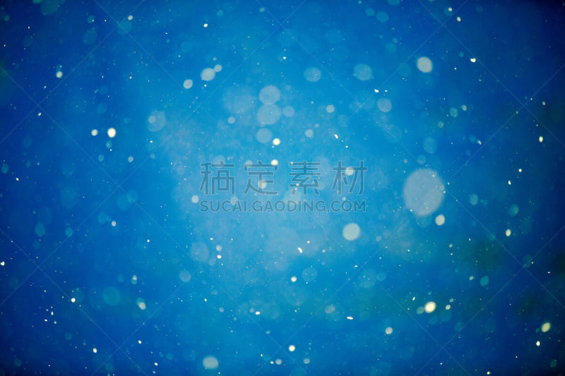 冬天,蓝色,背景,水平画幅,雪,绘画插图,雪花,清新,季节