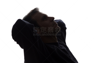 青年男人,专心,举起手,悲痛,无上装,正面视角,状态良好,四肢,仅男人,仅成年人