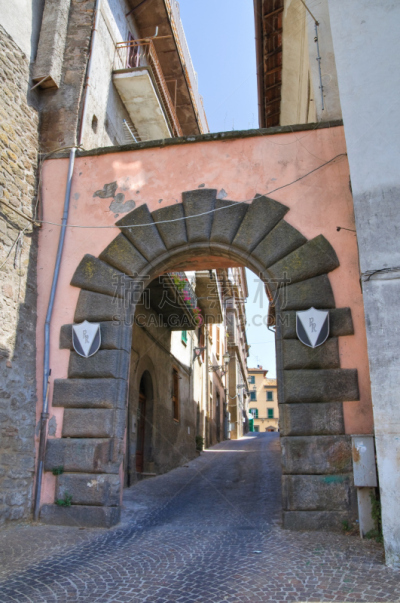 Alleyway. Soriano nel Cimino. Lazio. Italy.