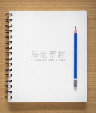 空白的,铅笔,螺旋记事本,垂直画幅,正面视角,留白,纹理效果,无人,纸板,书页