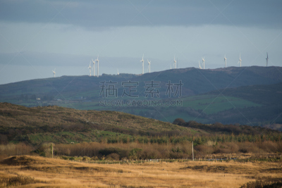 戈尔韦,爱尔兰,半岛,人的头部,桨叉架船,绵羊,水,天空,美,水平画幅