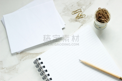 宾客名单,任务清单,书桌,家庭办公,办公室,留白,办公用品,回形针,水平画幅,无人