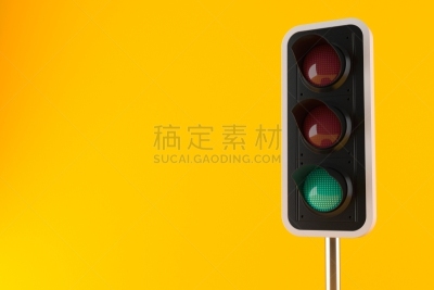 绿色,交通,光,空白的,留白,水平画幅,消息,无人,交通信号灯操纵台,背景分离
