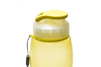 白色,分离着色,水瓶,黄色,水,绝缘体,寒冷,水平画幅,无人,白色背景