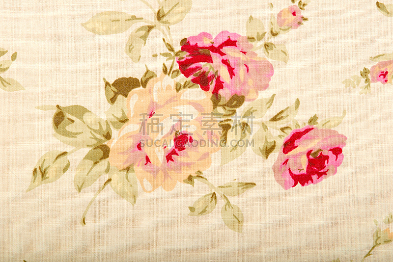 亚麻布,仅一朵花,纹理,纺织品,棉,式样,水平画幅,无人,2015年,粉色