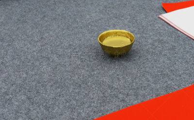 碗,黄金,材料,对联,研磨食品,油墨缸,中国对联,化妆刷,书法,运气