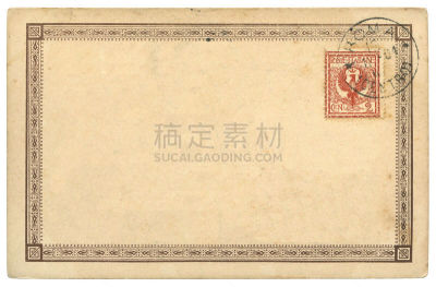 明信片,意大利,罗马,空白的,1904,盖过邮戳的邮票,邮局,邮票,邮戳,1900年至1909年