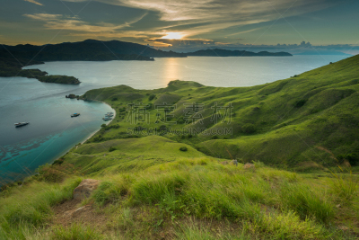 库莫度,印度尼西亚,纳闽,陆地,风景,水,天空,美,群岛,水平画幅
