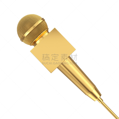 麦克风,极简构图,金属,三维图形,黄金,观众,新闻记者,歌手,黄色,新的
