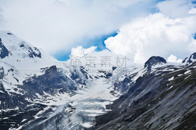 格劳斯格劳克纳山,奥地利高山之路,卡林斯亚,天空,旅游目的地,水平画幅,地形,雪,冰河,无人