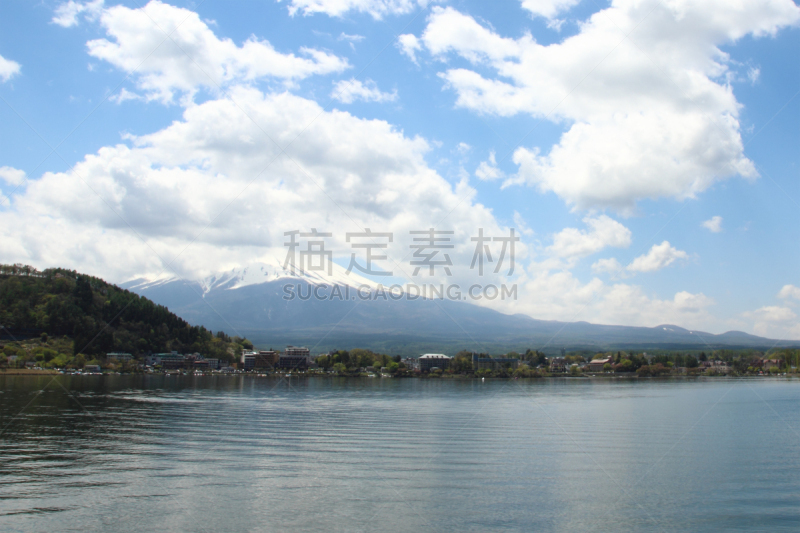 富士山,湖,山,河口湖,富士河口湖,山梨县,倒影湖,自然,水,天空