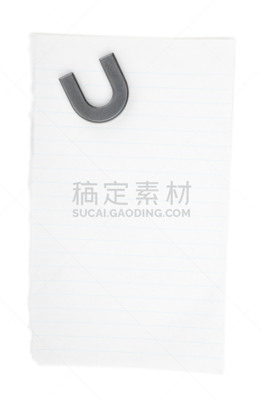 白色,磁铁,纸,冰箱,马蹄形磁铁,垂直画幅,空白的,留白,剪贴路径,成品