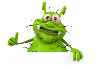 不卫生的,病毒,艾滋病,外星人,替代疗法,辅导讲座,水平画幅,绘画插图,剪贴画,性格