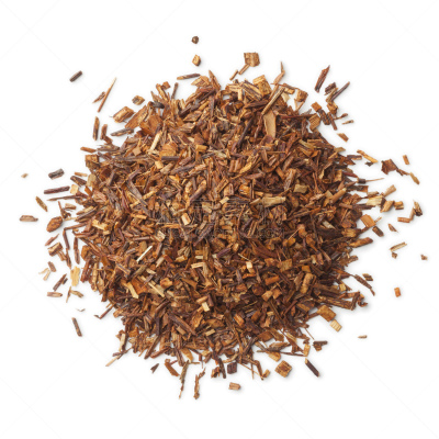 南非茶,南非文明,堆,茶树,无人,有机食品,白色背景,干的,背景分离,方形画幅