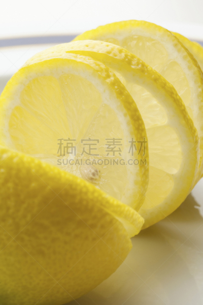 柠檬,垂直画幅,绿色,水果,日本,健康保健,甜点心,浆,成分,切片食物