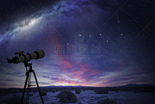 大熊座,望远镜,星座,看,太阳系,观测点,天文学,三脚架,天空,夜晚