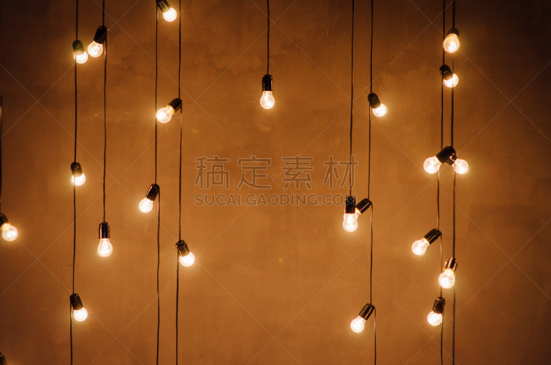 木制,爱迪生,背景,花环,夜晚,古典式,商店,灯,光,金属丝