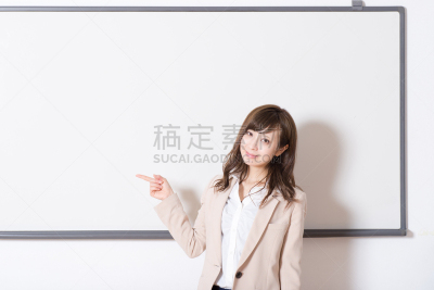 日本人,女人,教室,研究会,讲座板,演说家,讲师,东亚,套装,仅成年人