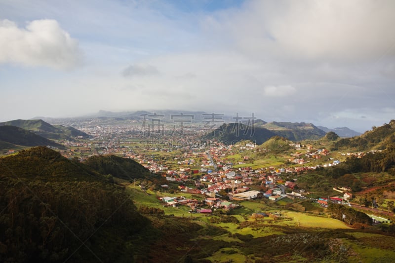 公园,特内里费岛,山谷,洛杉矶,路,加那利群岛,拉古娜海滩,风景,第三纪,峭壁