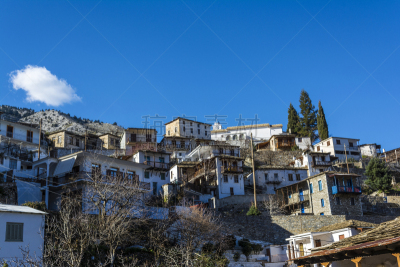 传统,伯罗奔尼撒,阿尔卡迪的牧人,希腊,乡村,全景,阿尔卡迪亚,复古风格,著名景点,屋顶