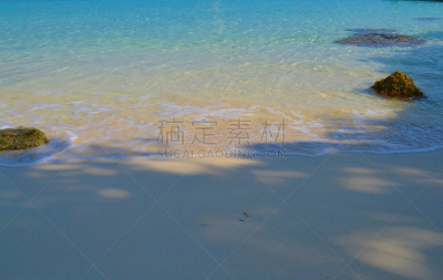 海洋,帕克西岛,水,高视角,沙子,夏天,石头,希腊,海草,海滩