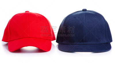 纺织品,红色,鸭舌帽,蓝色,运动,一个物体,棉,模板,现代,儿童