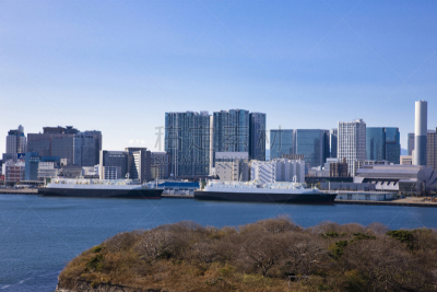 自然,水,水平画幅,地形,建筑,无人,海港,日本,小岛驻地,城市
