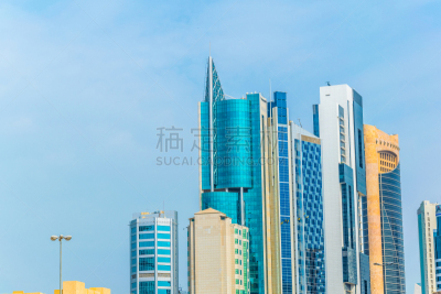 科威特,大特写,人类居住地,波斯湾,现代,钢铁,阿拉伯风格,户外,建筑,晴朗