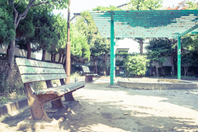 公园,长椅,市区,风景,中野区,水平画幅,无人,古典式,户外,城市