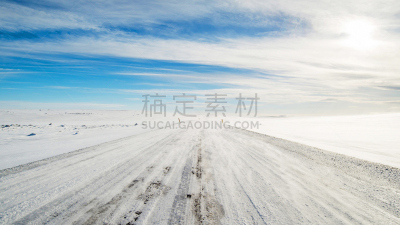雪,冰岛国,路,天空,暴风雨,气候,白色,冬天,街道,地形